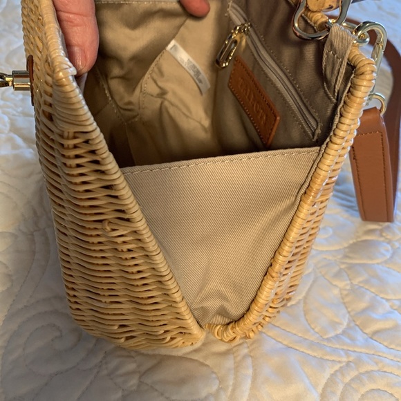 Wicker handbag NWOT - Picture 9 of 15